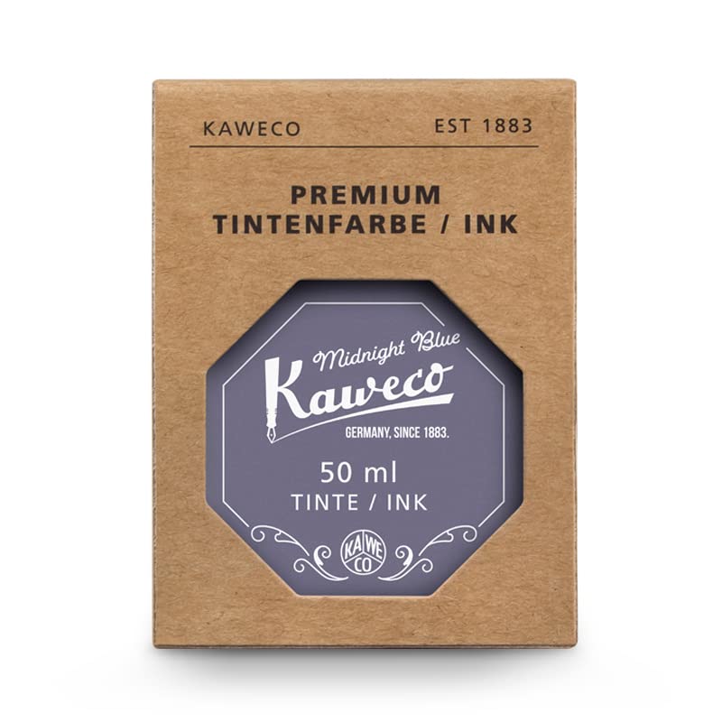 kaweco-tintenglas-50-ml-midnight-blue-vegan-wasserl-sliche-f-llfederhalter-tinte image 5