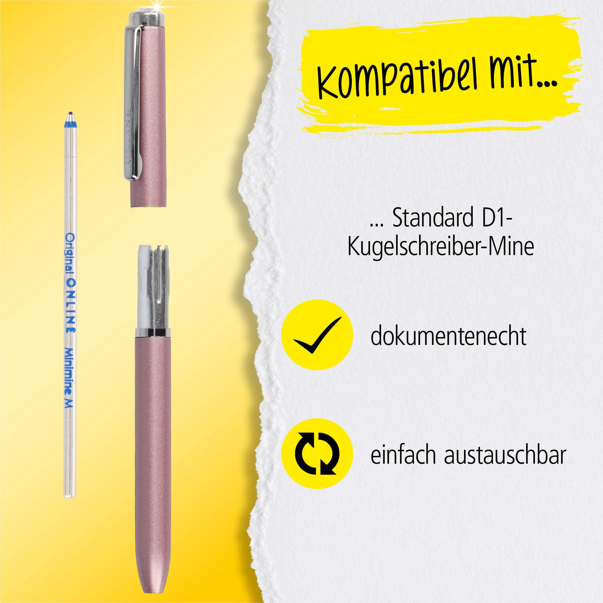 online-mini-kugelschreiber-rose-8-cm-miniatur-drehkugelschreiber-mit-d1-mine-dok image 5