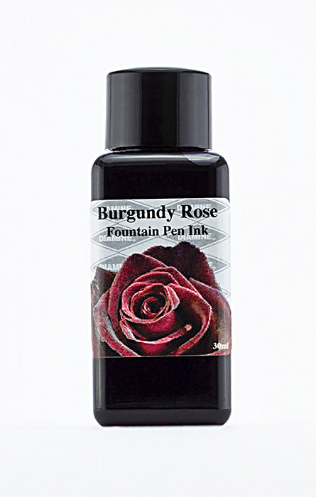 diamine-geschenkset-nachf-lltinte-30ml-f-llfederhaltertinte-burgundy-rose-flower image 2