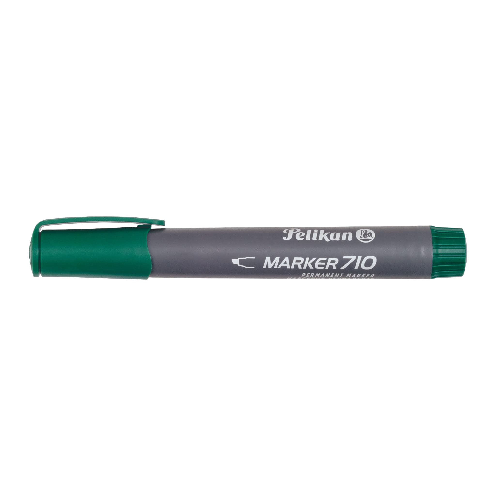 pelikan-710-permanent-marker-mit-mei-eldocht-gr-n-10-st-ck-in-faltschachtel image 2