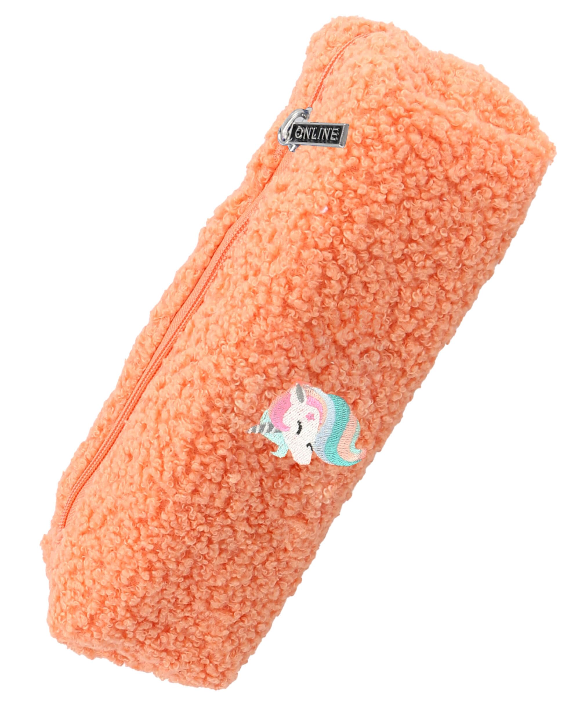 online-federm-ppchen-peach-unicorn-federtasche-mit-rei-verschluss-20-x-6-x-5-cm image 1