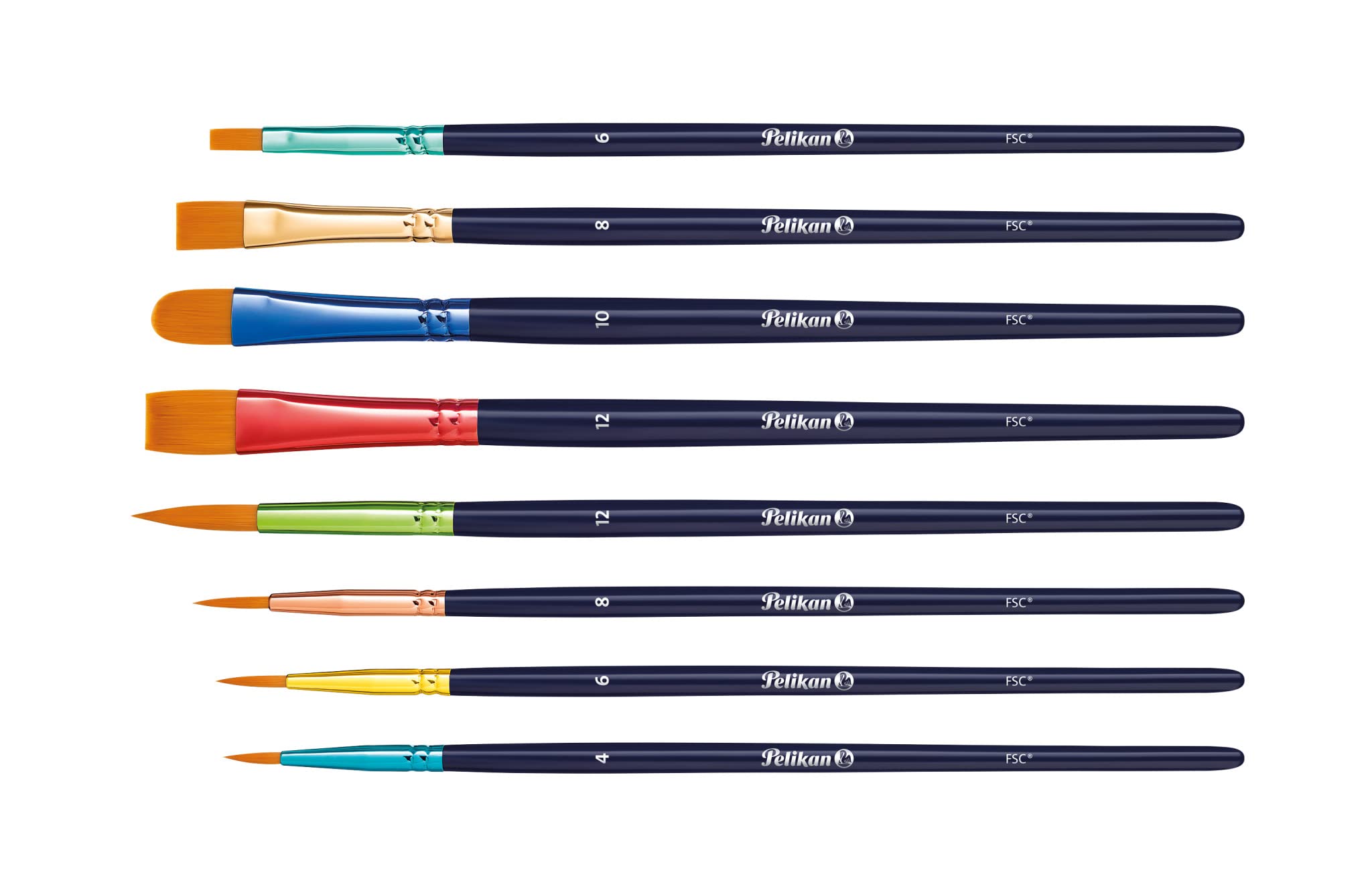 pelikan-premium-schulpinsel-set-4-haar-und-4-borstenpinsel-8-st-ck image 5