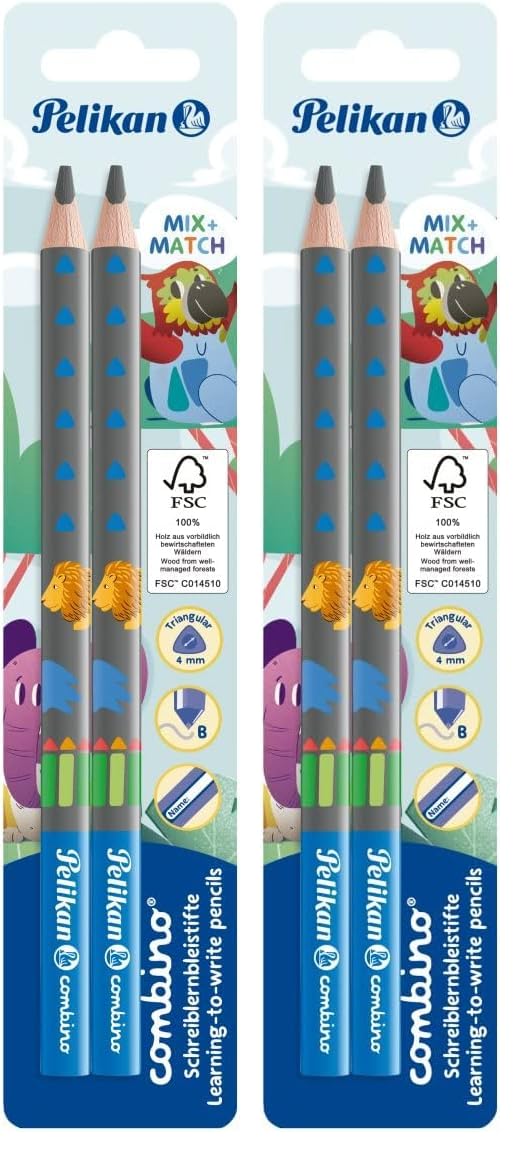 pelikan-811187-schreiblernbleistift-combino-blau-2-dicke-dreikant-bleistifte-mit image 4
