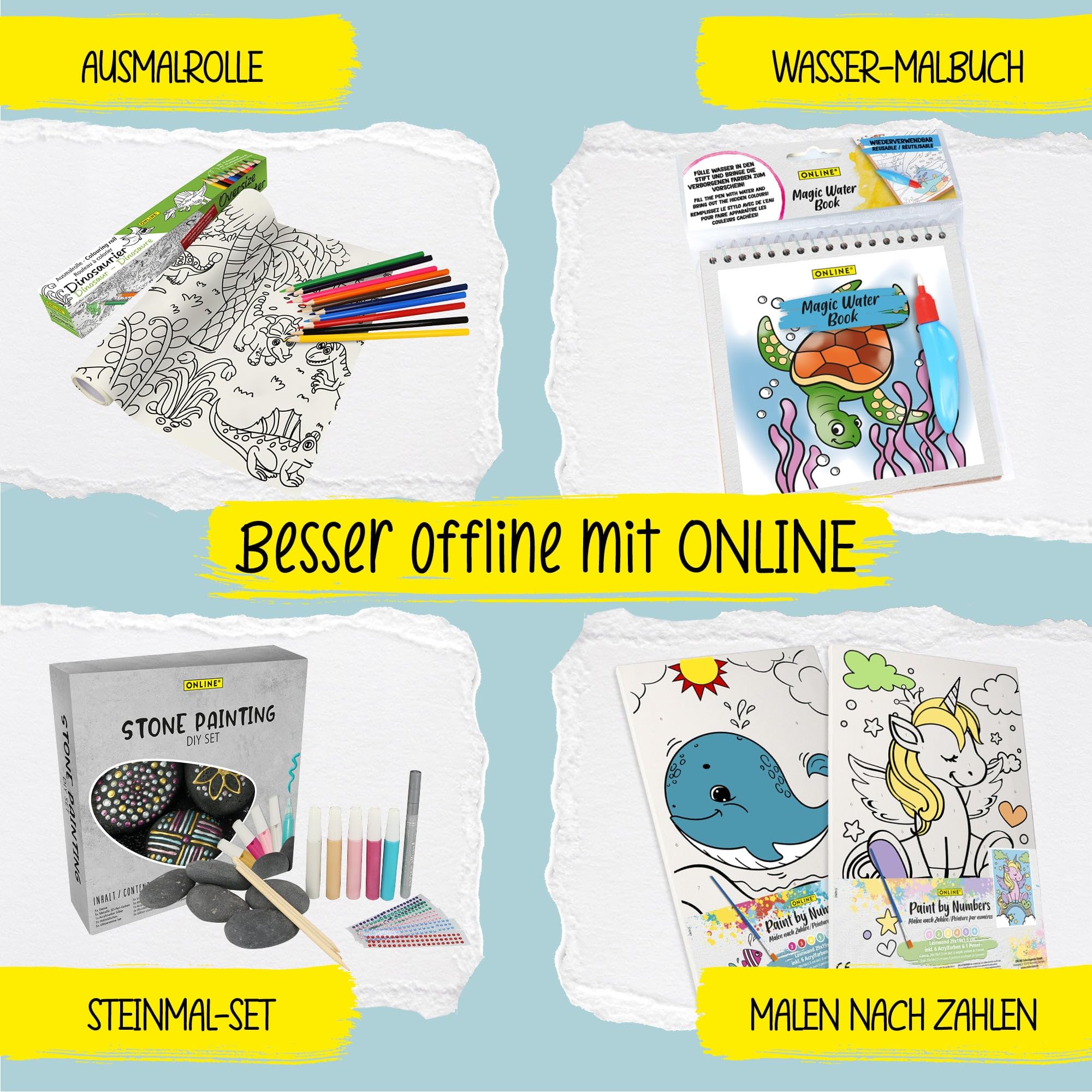online-malen-nach-zahlen-kinder-29-x-19-cm-leinwand-wal-motiv-6-acrylfarben-pins image 7