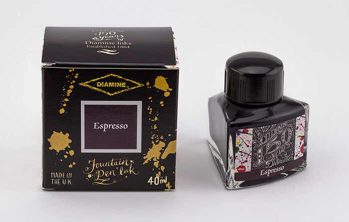 diamine-150th-anniversary-f-llfederhalter-tinte-espresso-40-ml-flasche image 2