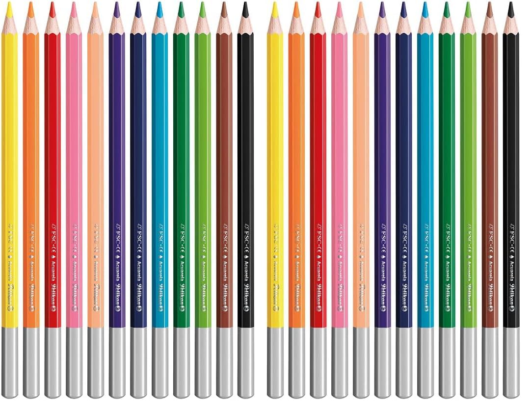 pelikan-aquarell-buntstifte-12-st-ck-d-nn-hexagonal-inkl-haarpinsel image 7
