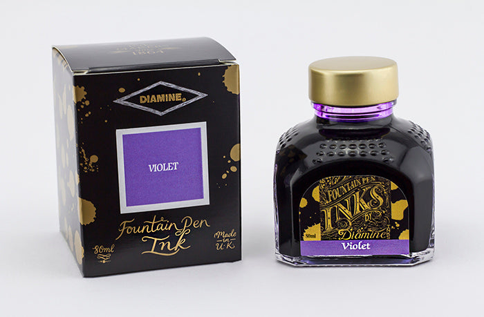 diamine-violet-f-llfederhalter-tinte-80-ml-glasflasche-standard-tinte image 2