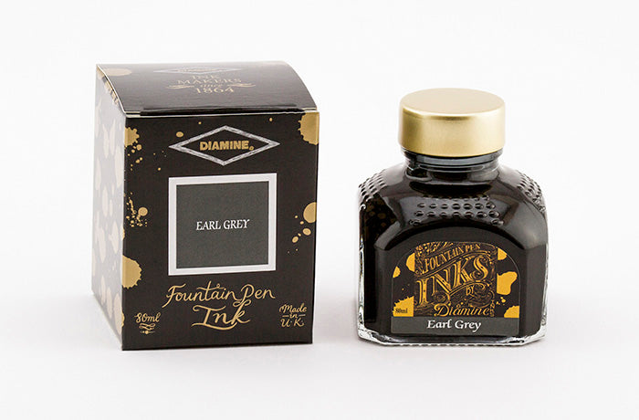 diamine-earl-grey-f-llfederhaltertinte-80-ml-glasflasche-bestseller-standardtint image 2