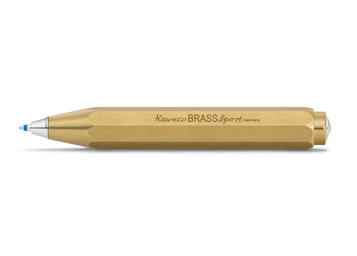 kaweco-brass-sport-kugelschreiber-messing-herzkurvenmechanik-10-5-cm image 1