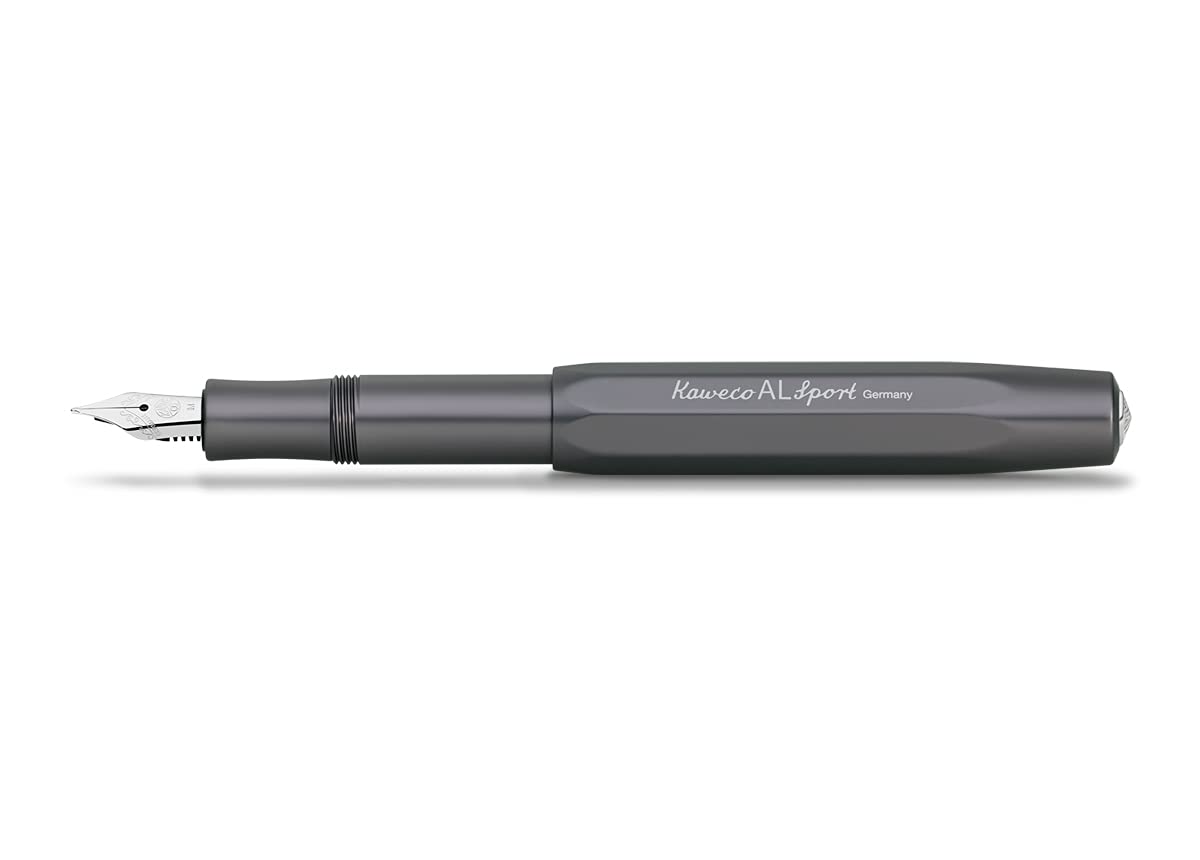 kaweco-al-sport-f-llfederhalter-anthracite-aluminium-f-ller-mit-stahlfeder-f-fei image 1