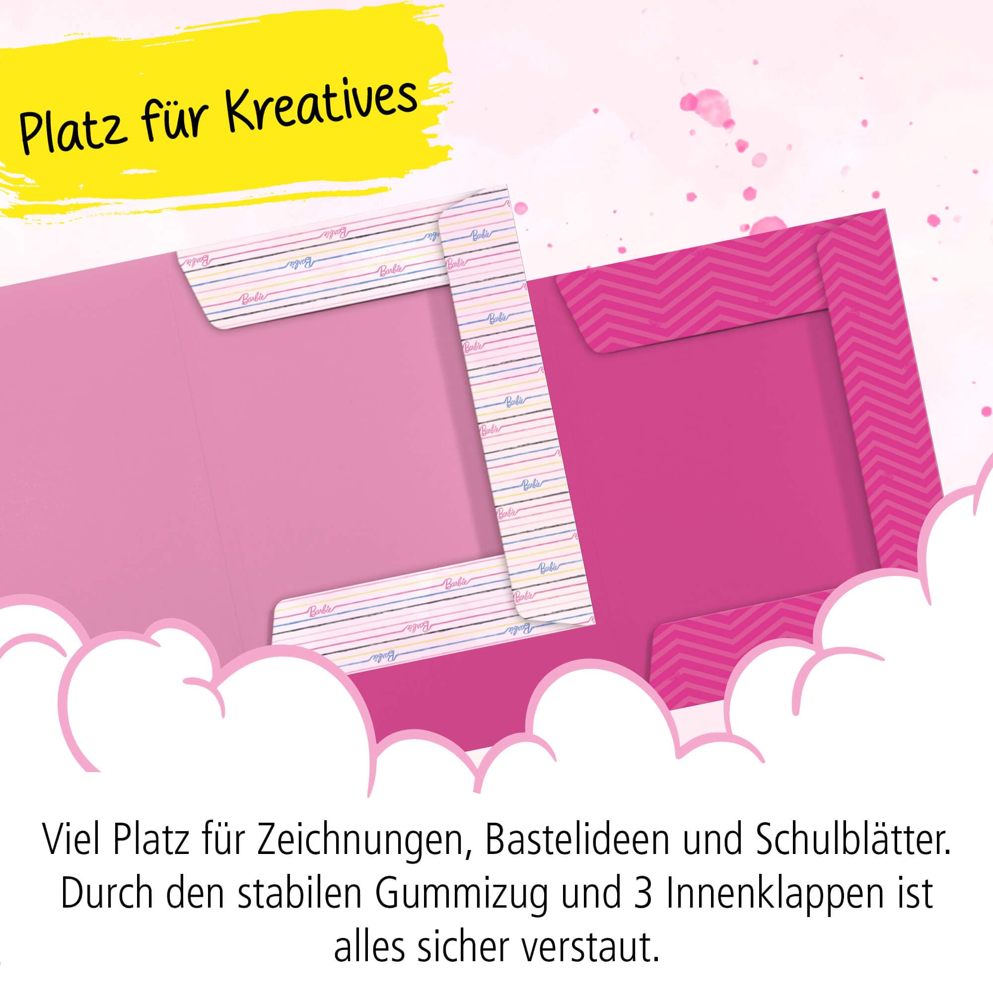online-sammelmappen-a4-barbie-design-2er-set-mit-gummizug-innenklappen image 4