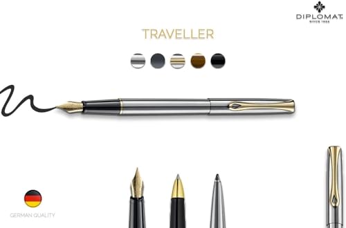 diplomat-traveller-kugelschreiber-d40705040-wei-mit-goldfarbenen-elementen-easyf image 6
