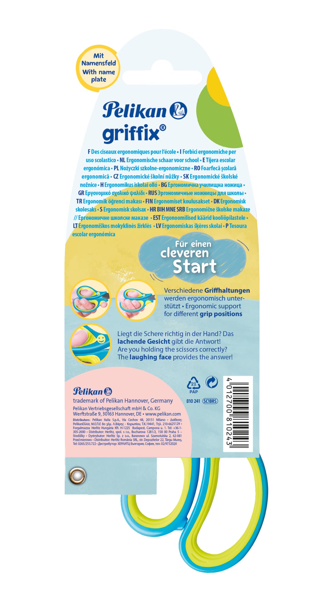 pelikan-griffix-schulschere-spitz-rechtsh-nder-neon-fresh-blue-1-st-ck image 7