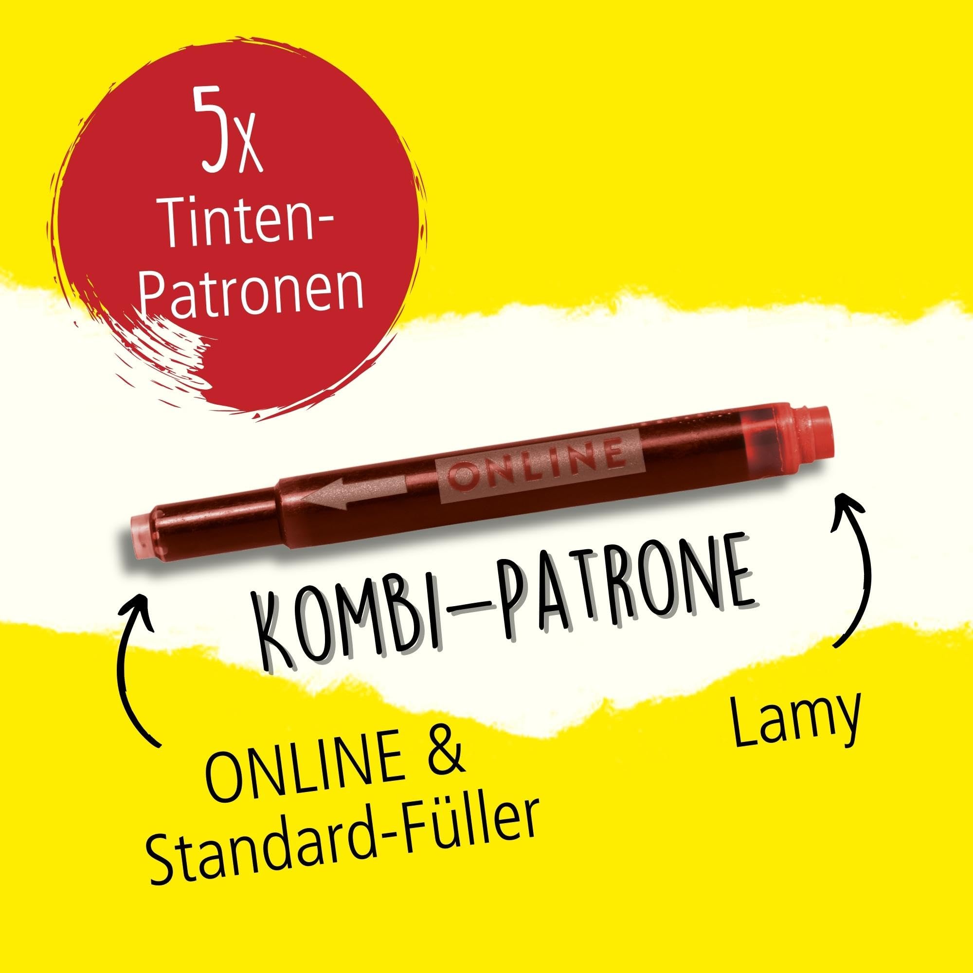 online-kombi-tintenpatronen-rot-universal-gro-raum-patronen-inkl-lamy-f-ller-5-s image 2