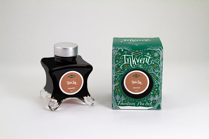 diamine-inkvent-shimmer-f-llhalter-tinte-yule-log-50-ml-glasflasche-green-editio image 2