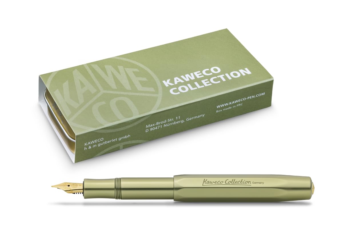 kaweco-collection-f-llhalter-olivine-aluminium-taschenf-ller-feder-m-10-5-12-7-c image 7