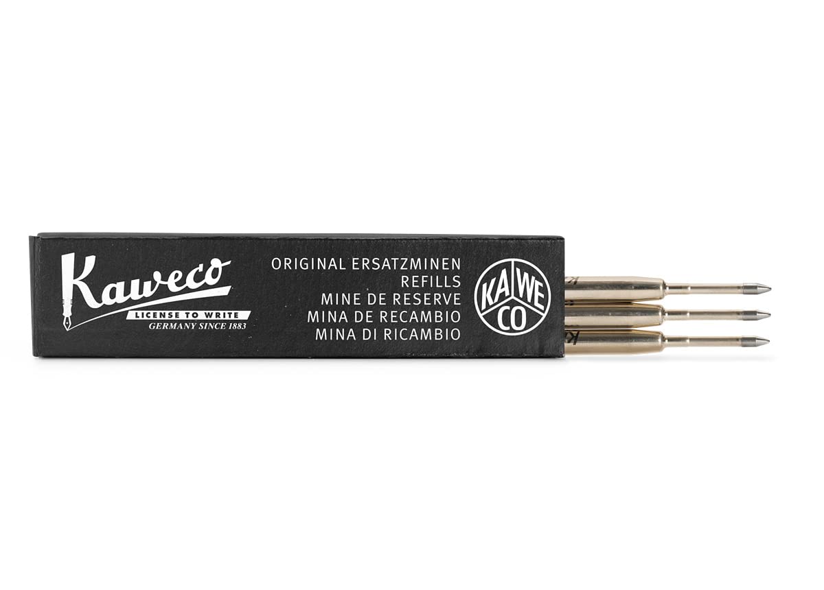 kaweco-g2-kugelschreiber-minen-1-4-mm-schwarz-3-st-ck-ersatzminen-f-r-dia2-origi image 1
