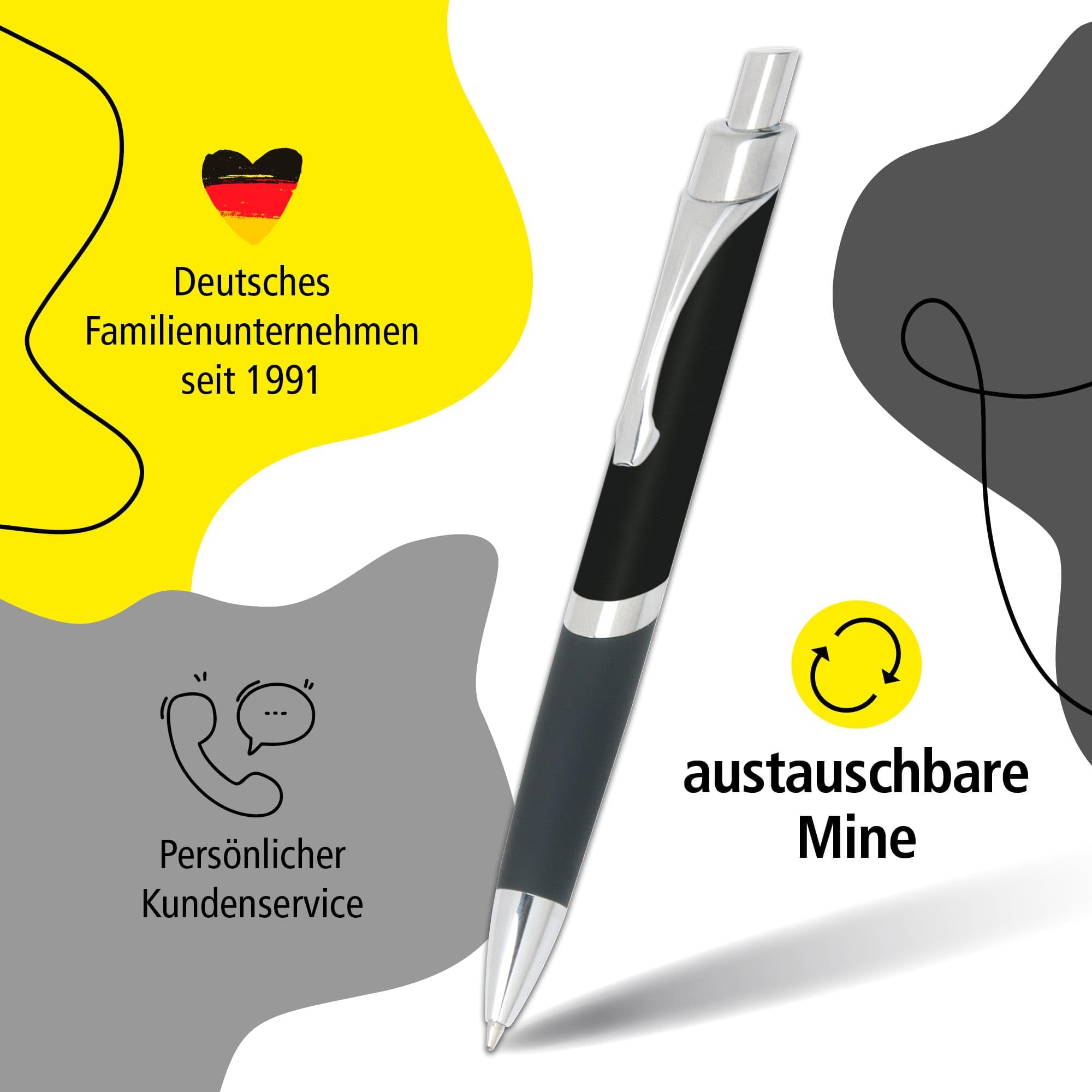 online-sporty-druck-kugelschreiber-schwarz-aluminium-dokumentenecht-blau-schreib image 5