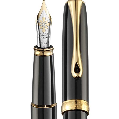 diplomat-excellence-a2-f-llhalter-lack-schwarz-vergoldet-mit-14-kt-goldfeder-f-m image 5