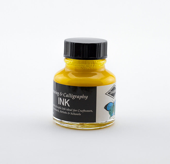 diamine-drawing-calligraphy-ink-30ml-lemon-yellow image 2
