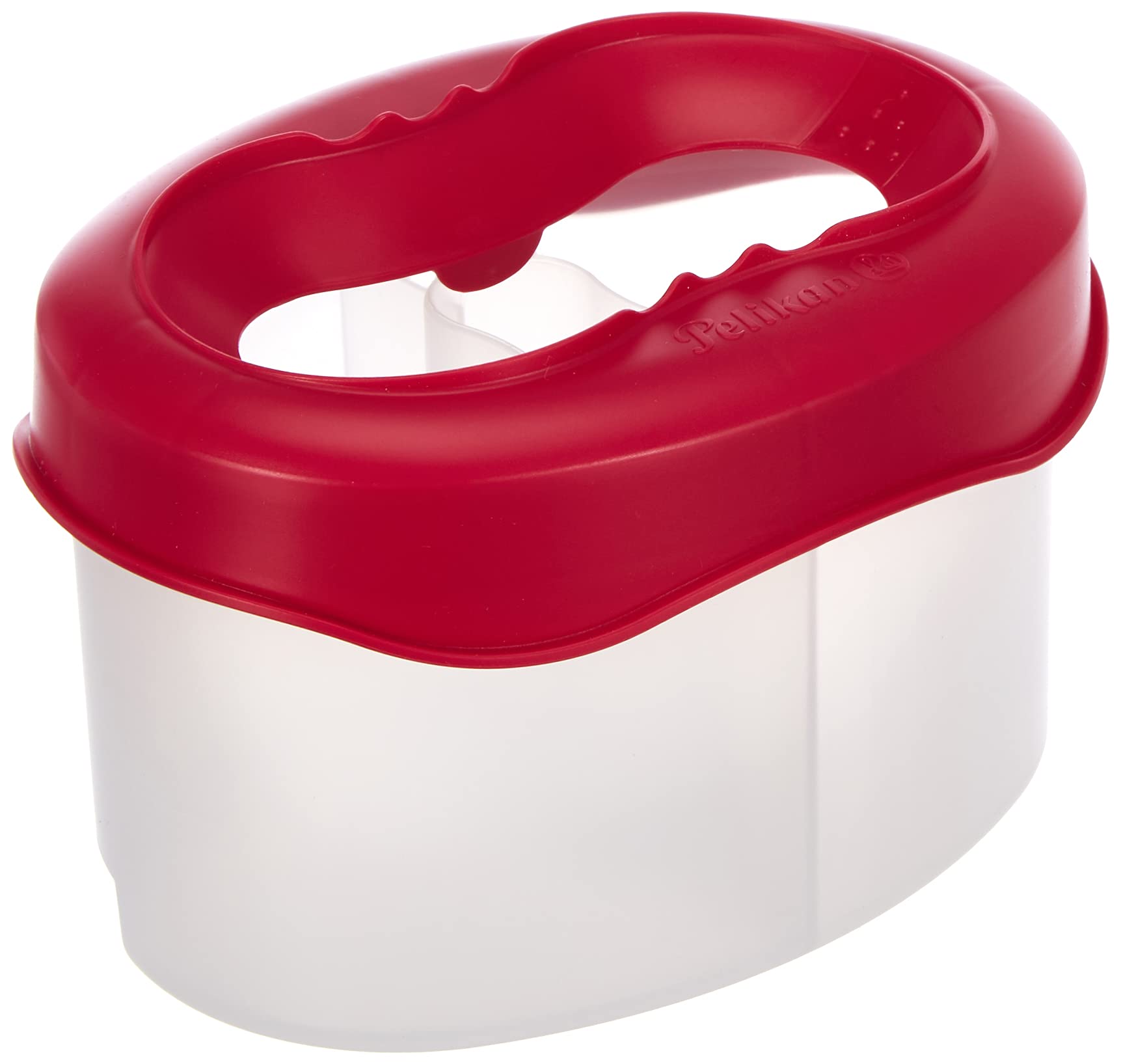 pelikan-wasserbecher-space-800327-magenta-pinselbecher-mit-2-wasserkammern image 1