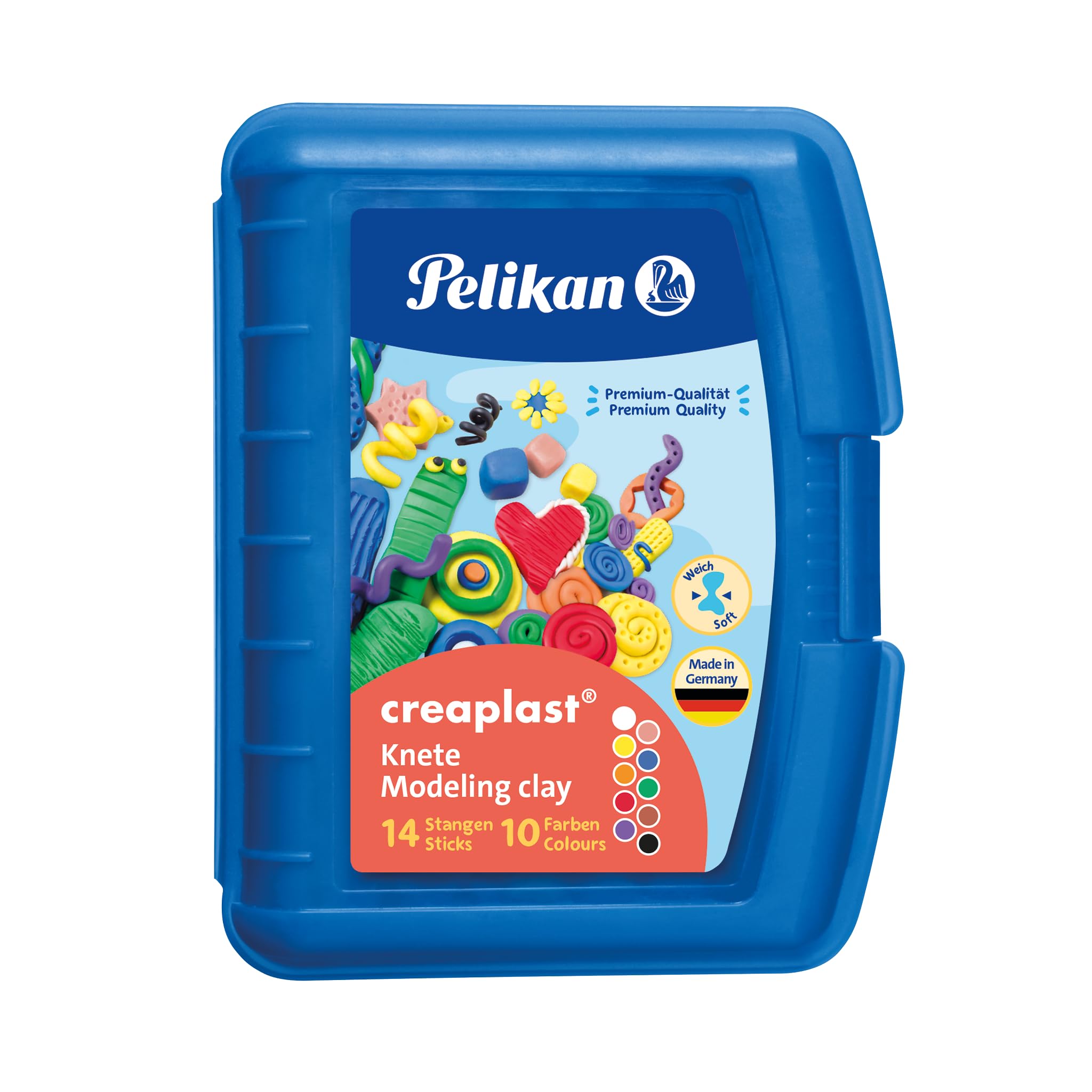 pelikan-creaplast-modelliermasse-kinderknete-300-g-box-mit-9-farben image 1