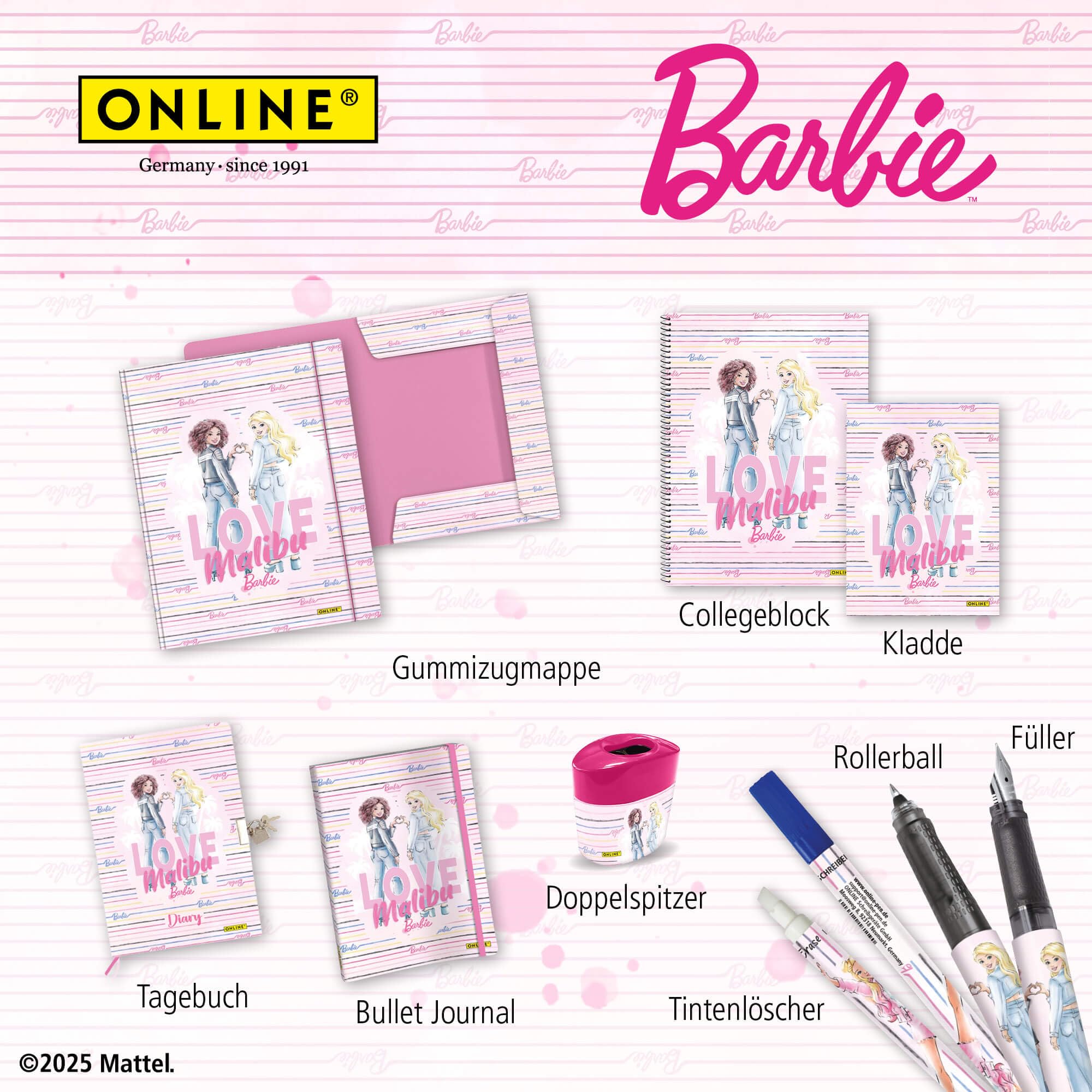 online-barbie-tagebuch-mit-schloss-din-a5-72-blatt-liniert-90-g-m-malibu-design image 4