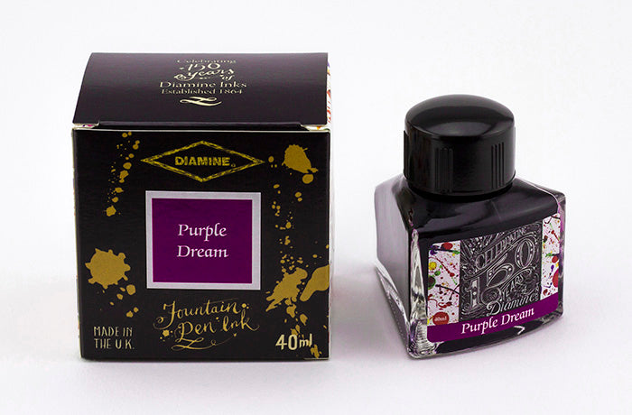 diamine-150th-anniversary-40ml-tintenflakon-purple-dream image 2