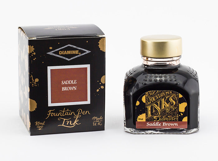 diamine-fountain-pen-ink-saddle-brown-80-ml-glasflasche-standard-tinte image 2