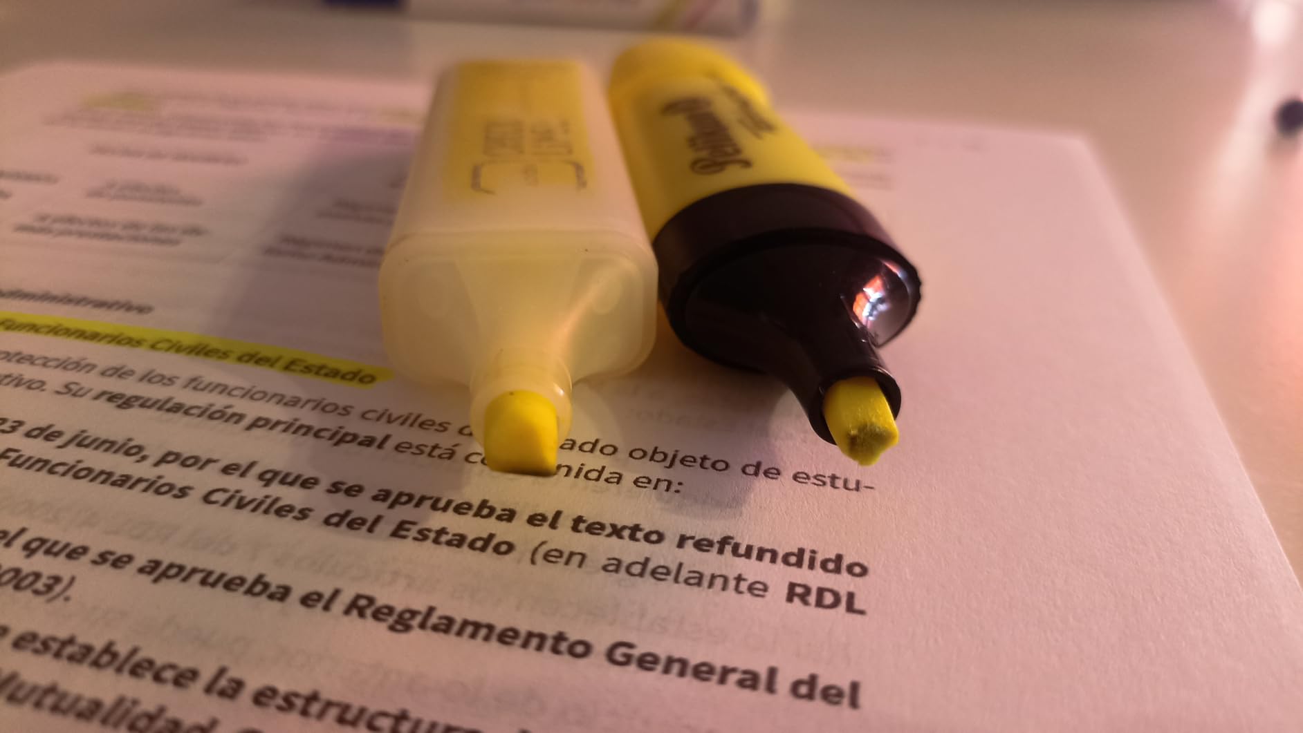 Gute Textmarker, kleiner Makel