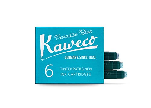 kaweco-tintenpatronen-6-pack-paradiesblau-standardgr-e image 5