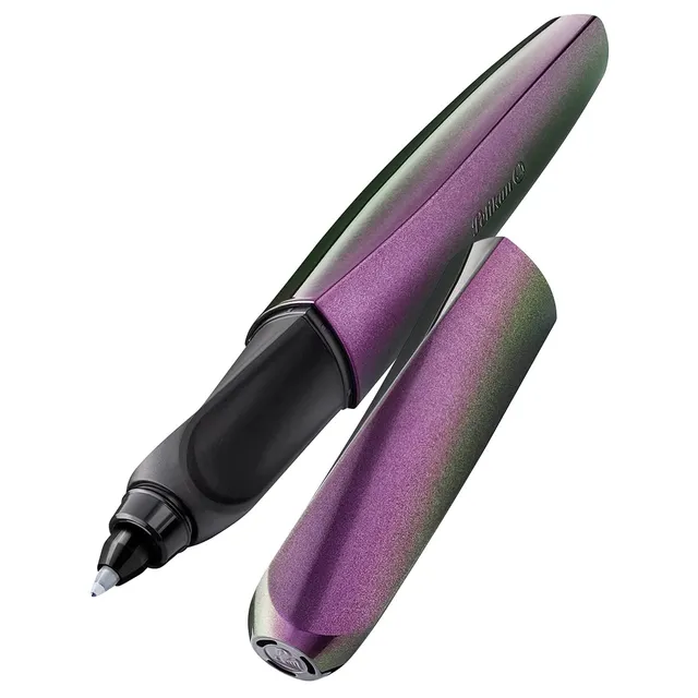 pelikan-tintenroller-twist-shine-mystic-l-schbare-blaue-tinte-inkl-2-rollerpatro image 1
