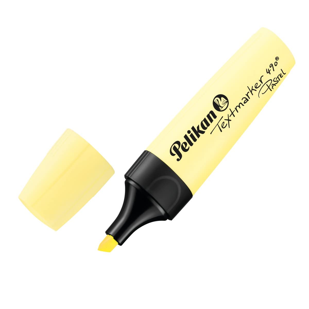 pelikan-textmarker-490-pastell-gelb-keilspitze-10-st-ck image 1