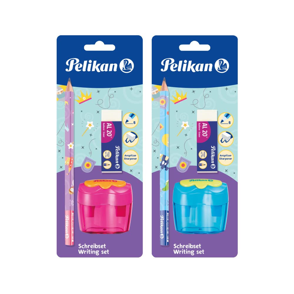 pelikan-807432-starterset-mit-schreiblernbleistift-b-radierer-und-anspitzer image 1