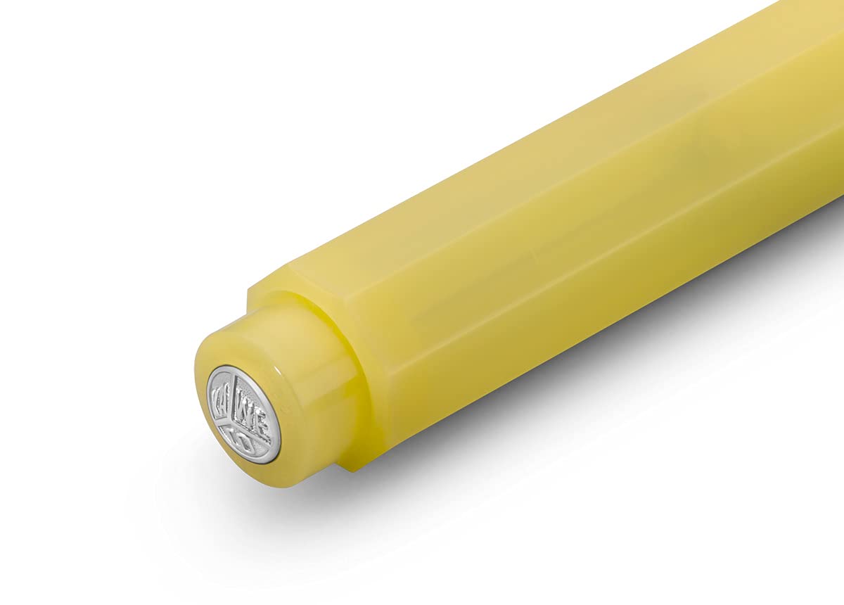 kaweco-frosted-sport-kugelschreiber-sweet-banana-gelb-herzkurvenmechanik-d1-mine image 4