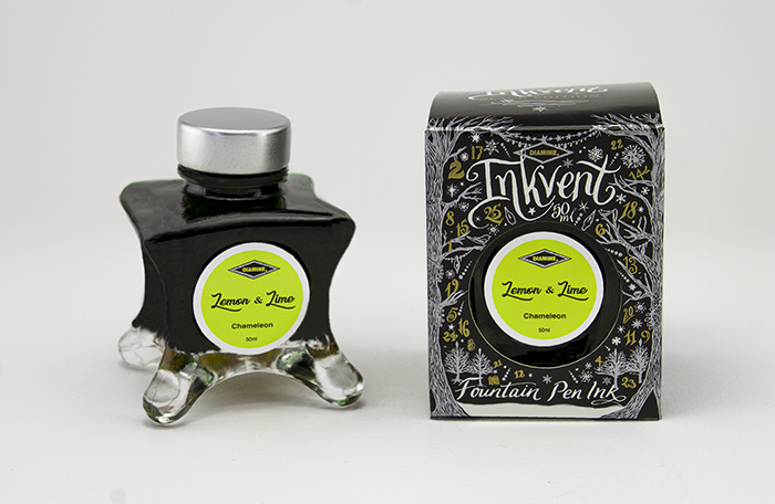 diamine-inkvent-chameleon-lemon-lime-50ml-f-llfederhalter-tinte-black-edition-20 image 2