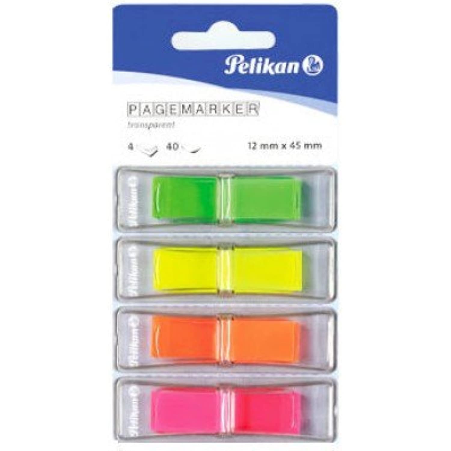 pelikan-pagemarker-n133-haftstreifen-160-blatt-4-streifen-gr-n-gelb-orange-rosa image 2