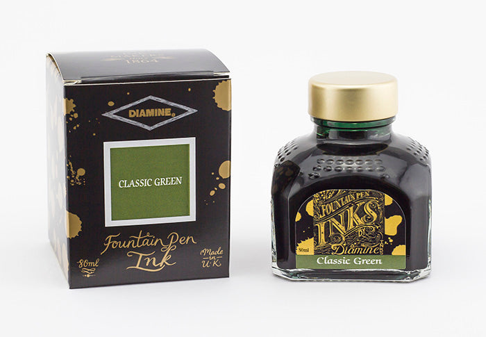 diamine-classic-green-f-llfederhalter-tinte-80-ml-glasflasche-standardtinte image 2