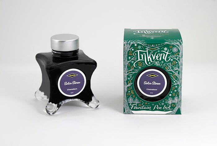 diamine-inkvent-solar-storm-chameleon-shimmer-f-llfederhalter-tinte-50-ml-green- image 2