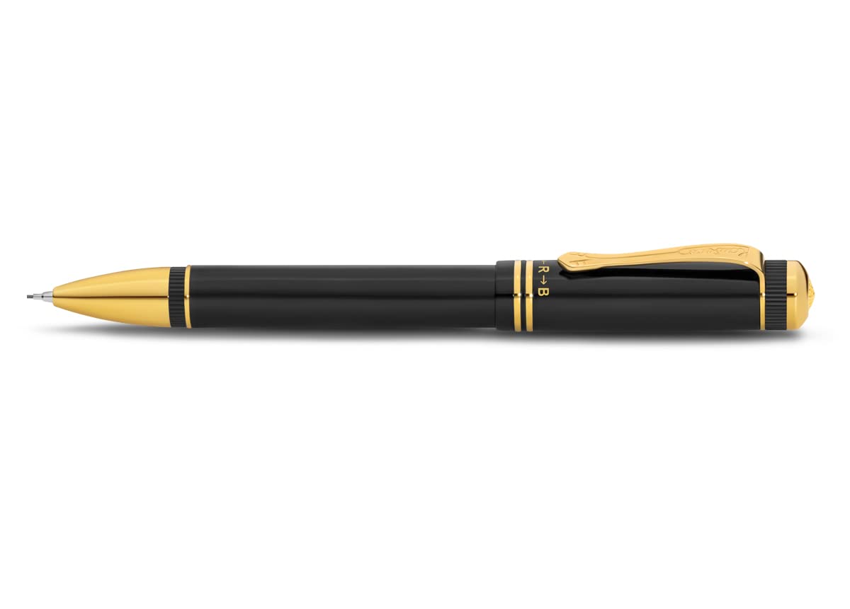 kaweco-dia2-kawecomat-multifunktionsstift-gold-drehkugelschreiber-textmarker-und image 2