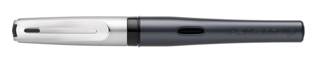 pelikan-pelikano-up-f-llhalter-anthrazit-feder-m-f-r-rechtsh-nder-inkl-tintenpat image 2