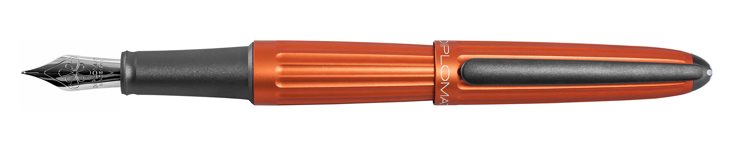 diplomat-f-llhalter-aero-orange-edelstahlfeder-aluminiumgeh-use image 1