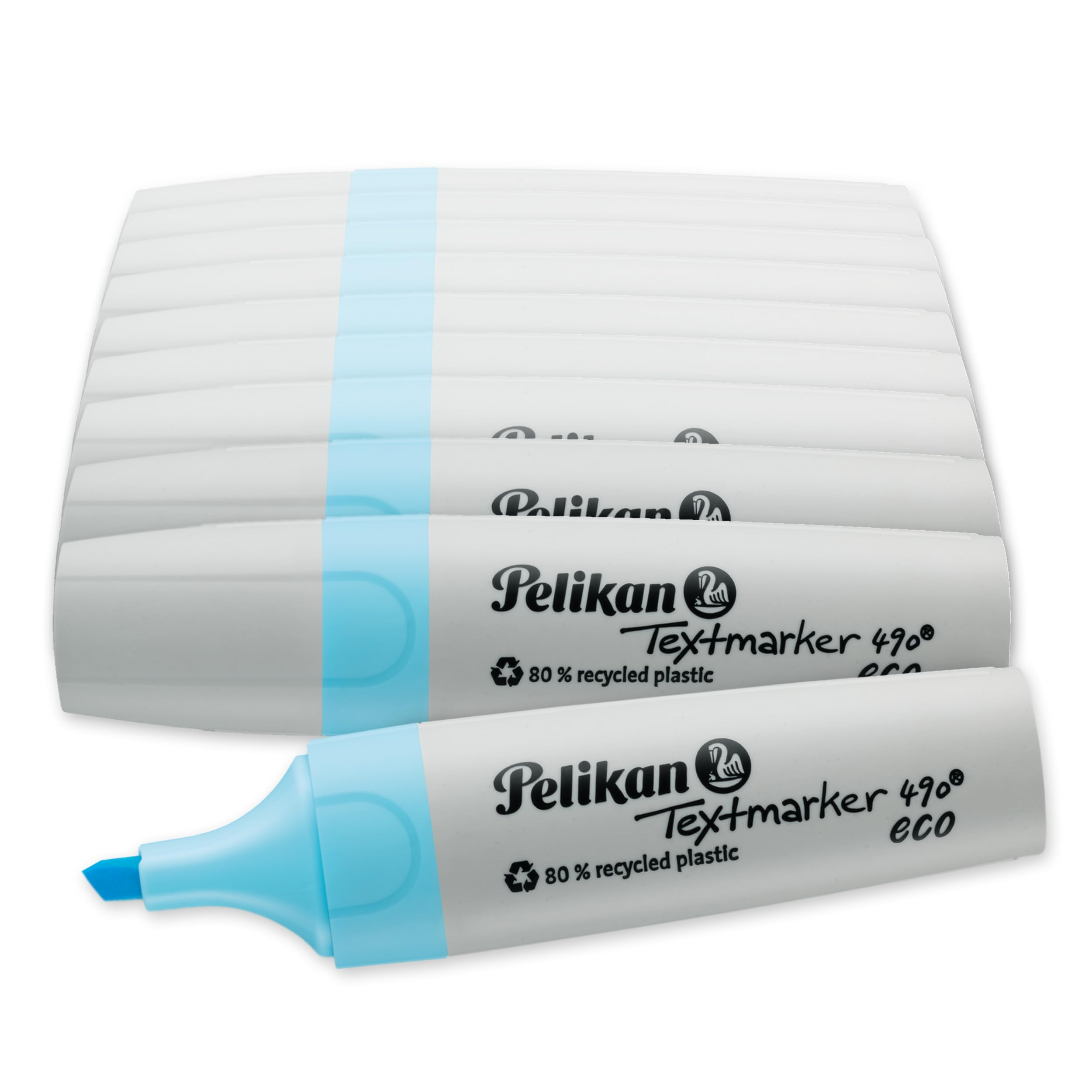 pelikan-textmarker-490-eco-pastell-gr-n-10-st-ck-mit-keilspitze image 8
