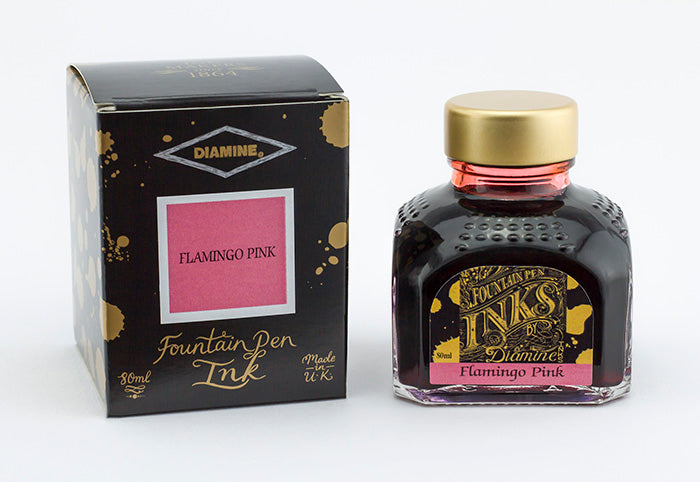 diamine-fountain-pen-ink-80-ml-flamingo-pink image 2
