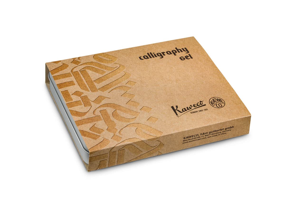 kaweco-calligraphy-sport-set-natural-coconut-kalligrafie-f-llfederhalter-mit-4-f image 2
