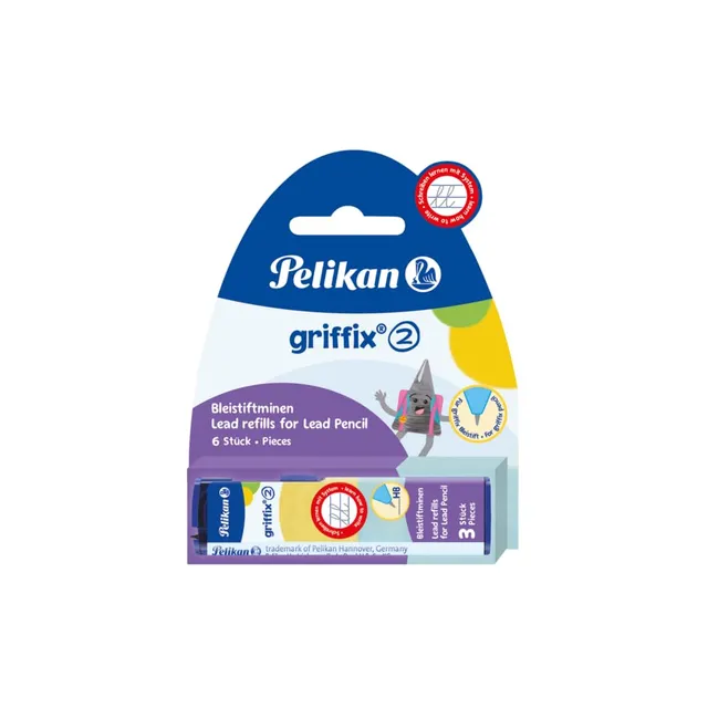 pelikan-griffix-minen-f-r-druck-bleistift-hb-2-mm-6-st-ck image 1