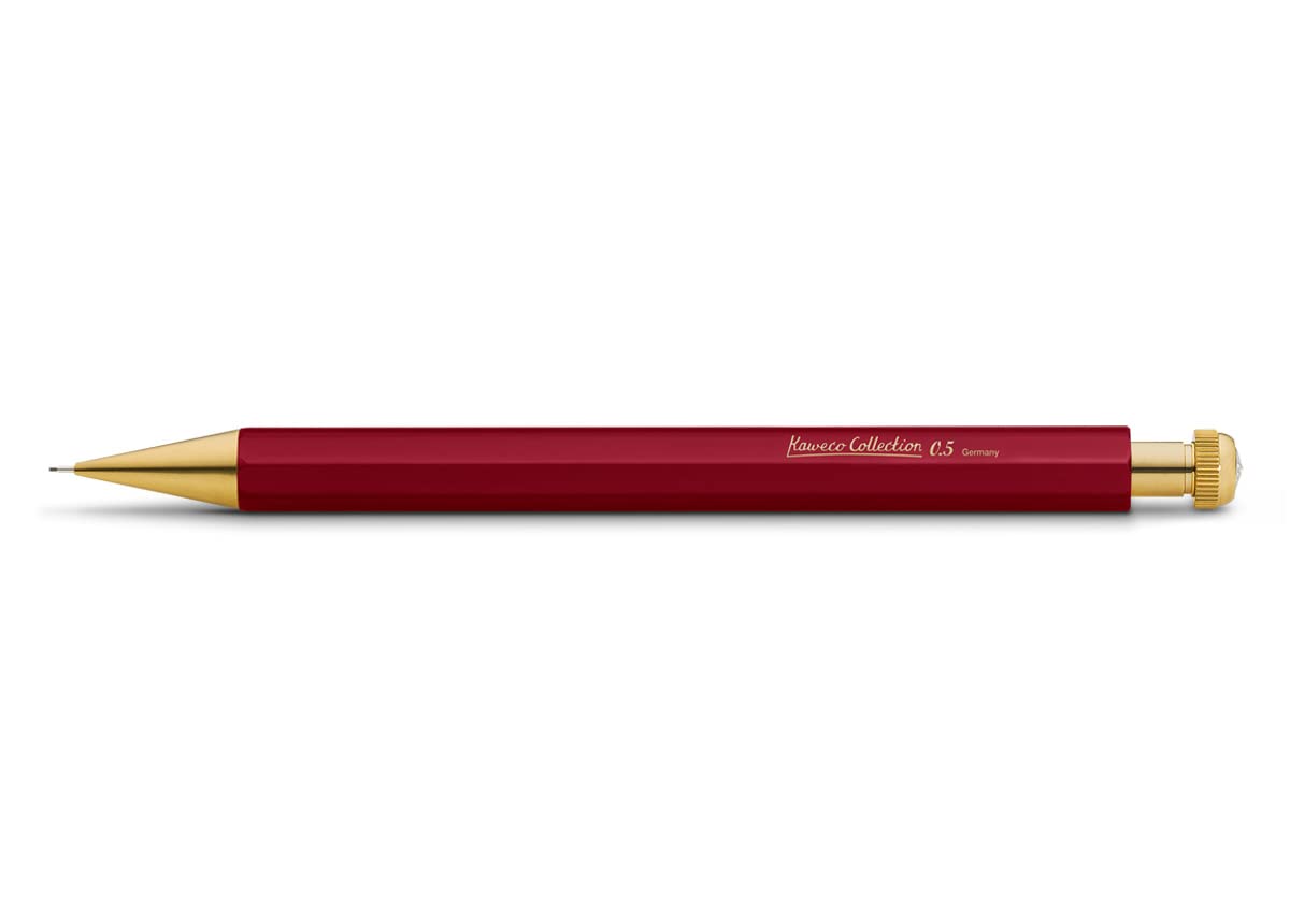 kaweco-collection-druckbleistift-special-red-0-5-mm-aluminium-mit-messingelement image 1