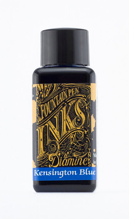 diamine-kensington-blue-f-llfederhalter-tinte-30-ml-glasflasche image 2