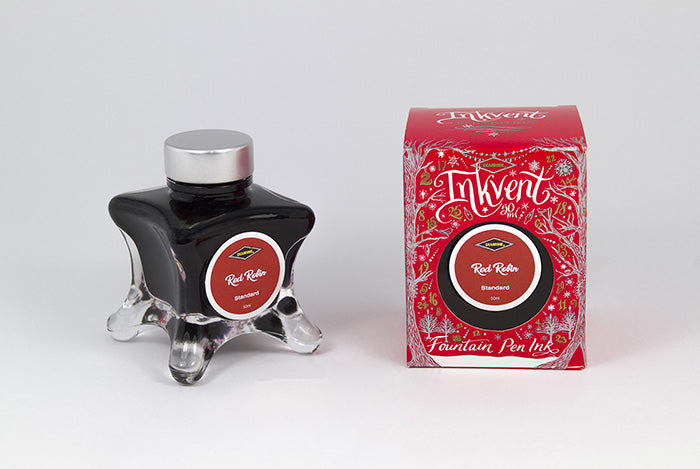 diamine-inkvent-red-edition-fountain-pen-ink-red-robin-50-ml-glasflasche image 2