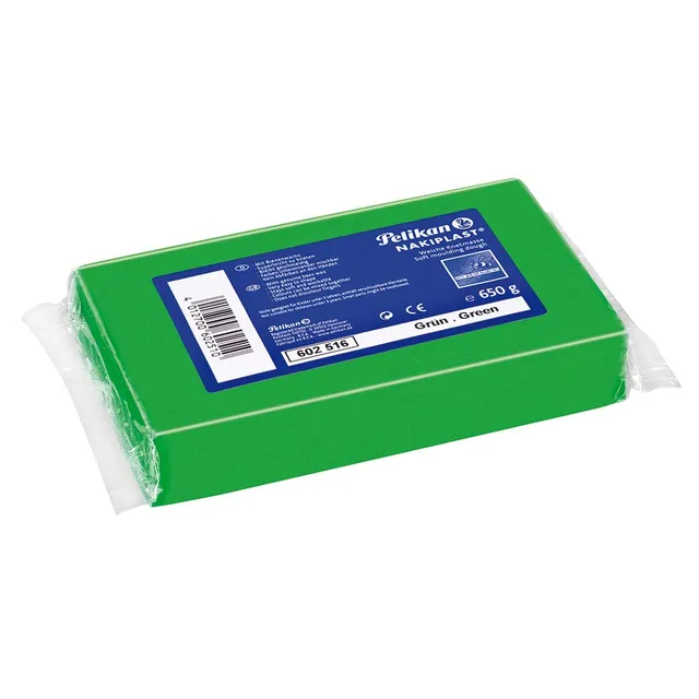 pelikan-knete-nakiplast-gr-n-650-g-block image 1